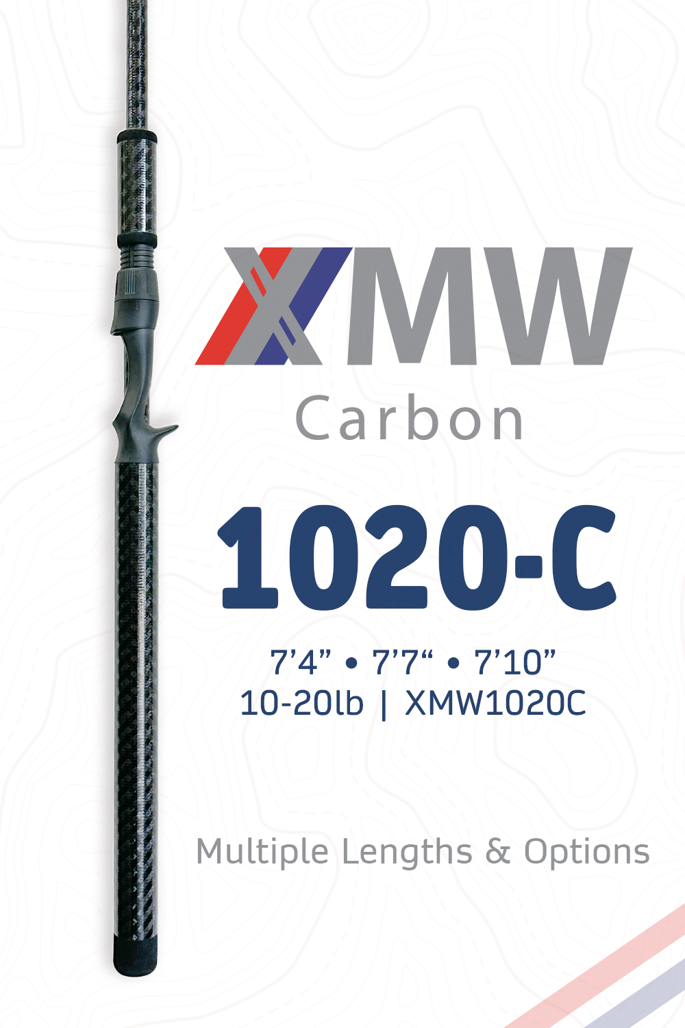 XMW_Carbon | 10-20lb | 7'4" · 7'7" · 7'10" | Casting