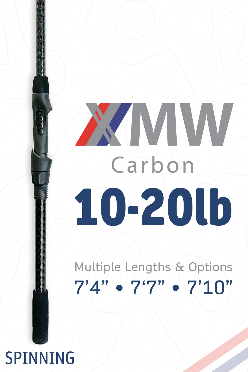 XMW_Carbon • 10-20lb | 7'4" · 7'7" · 7'10" | Spinning (Twitching)