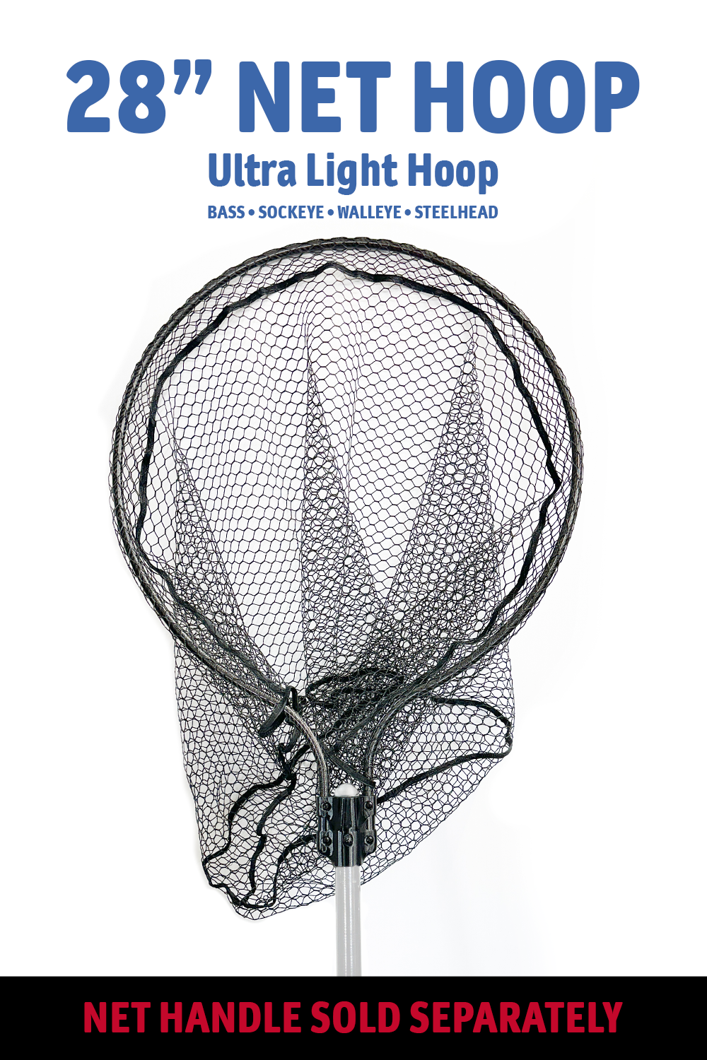 Talon Lotus Net Hoop - Ultra Light 28" w/Polymer Yoke