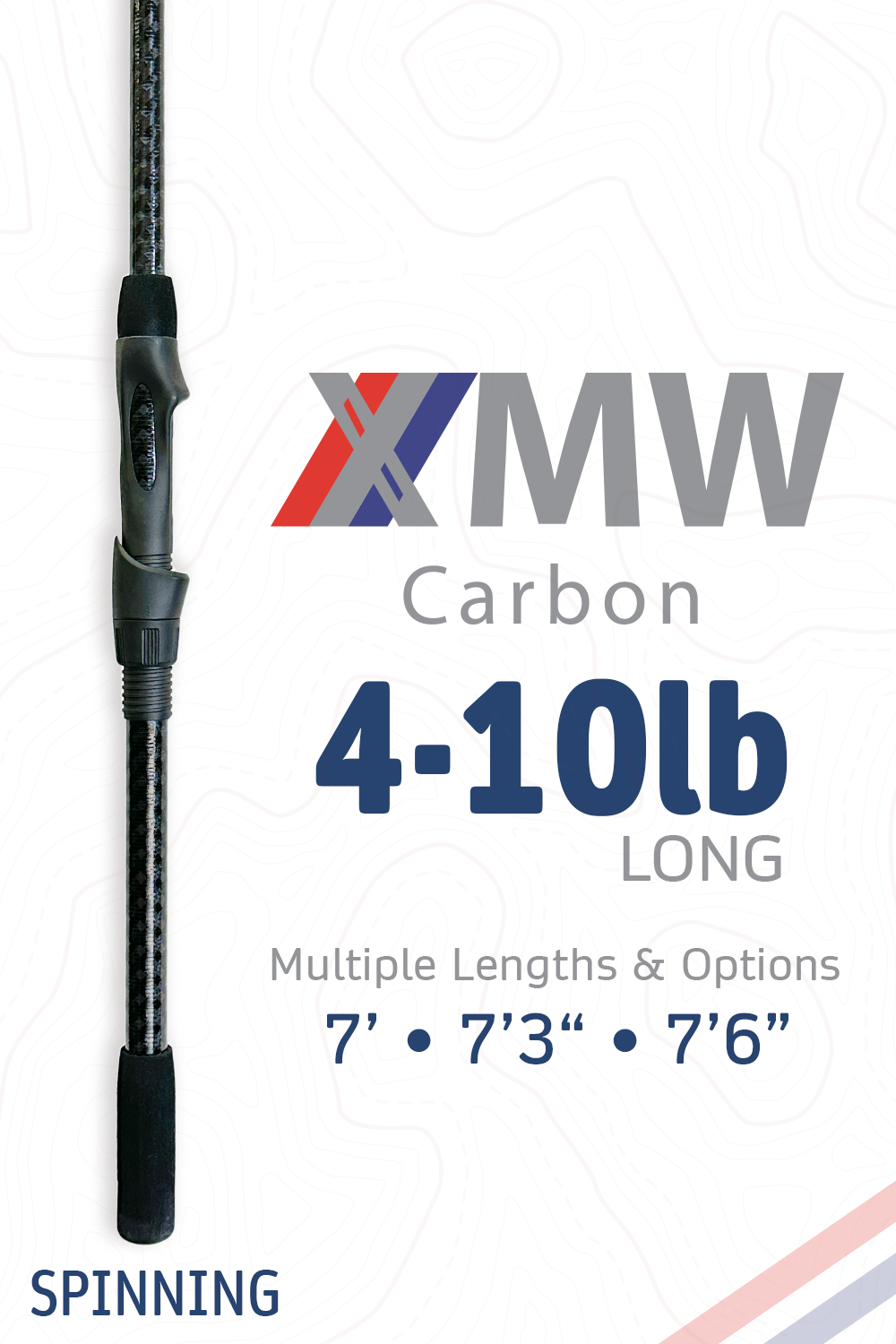XMW_Carbon | 4-10lb | 7' · 7'3" · 7'6" | Spinning