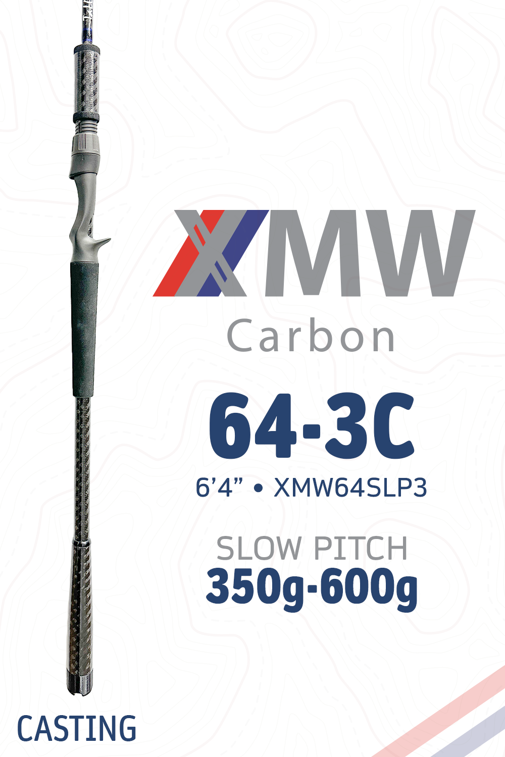 XMW64SLP3 • 64-3C | 6'4" | 350-600g (Slow Pitch)
