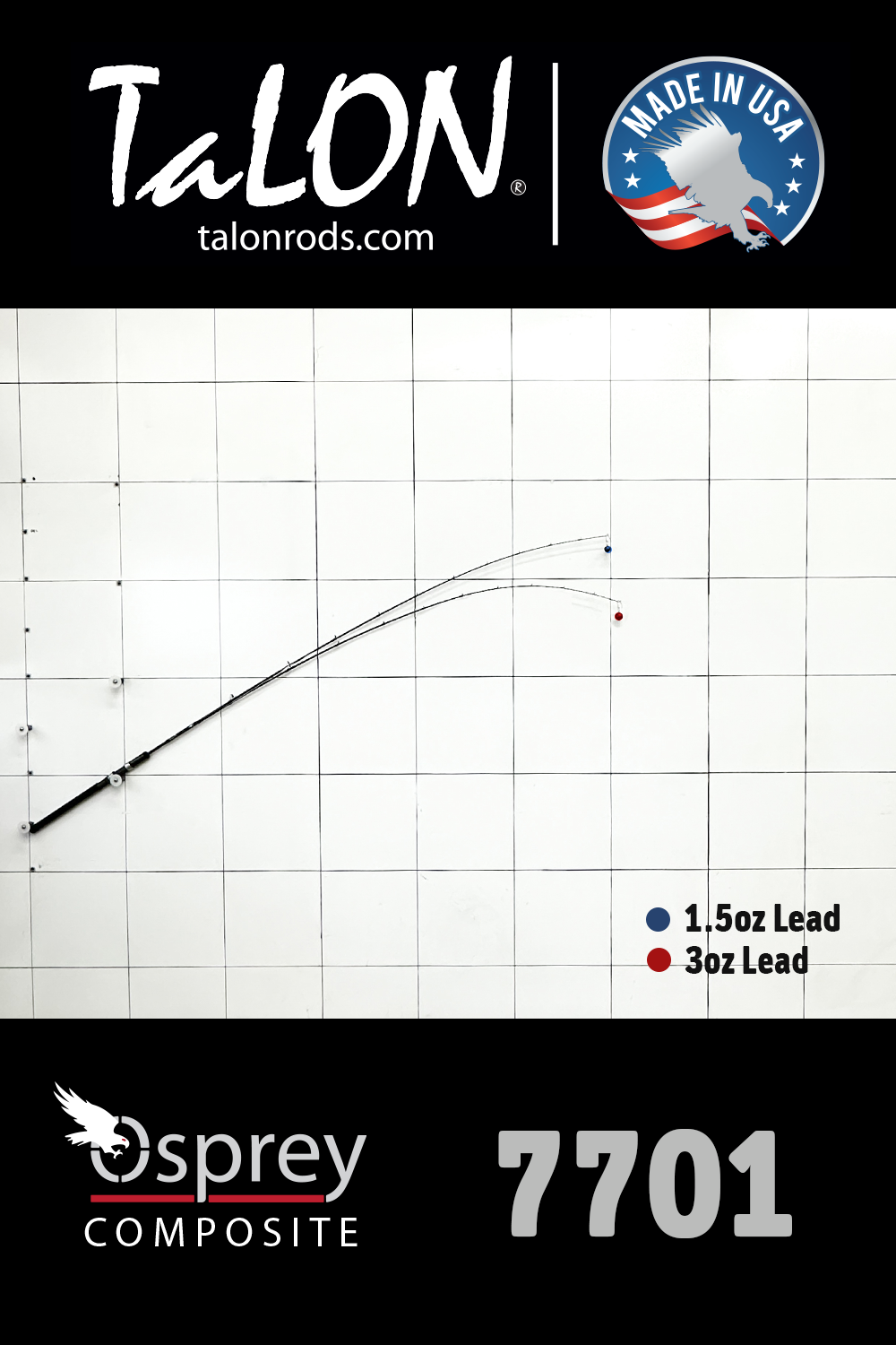 7701 SJ • 6-12lbs | 6'6" · 6'9" · 7' | Casting