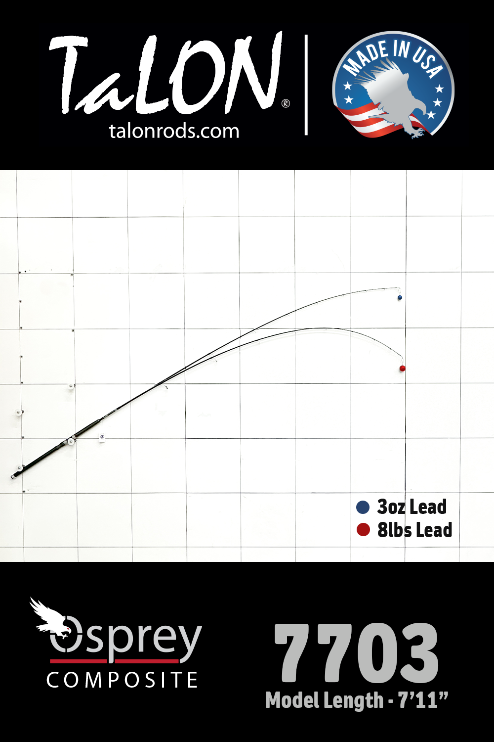 7703 SJ • 8-17lbs | 7'5" · 7'8" · 7'11" | Casting