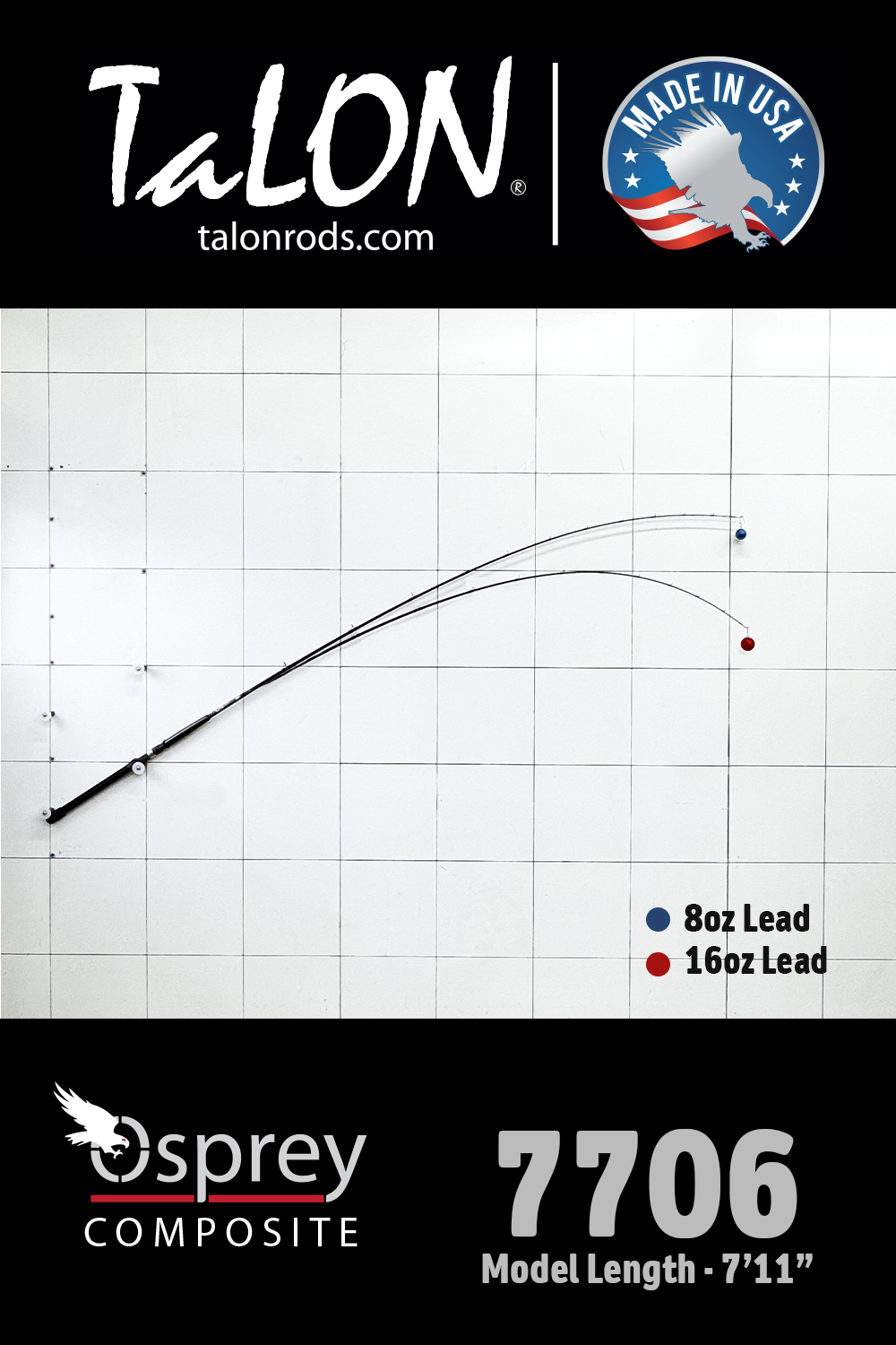 7706 MB • 12-25lbs | 7'5" · 7'8" · 7'11" | Casting