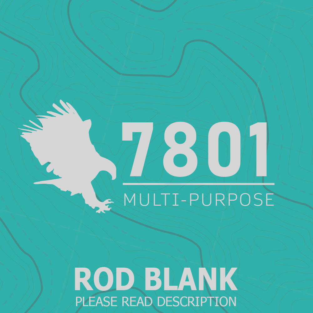 7801B • 6-12lb | 6'6" · 7' · 7'6" | Composite - D.I.Y. ROD BLANK