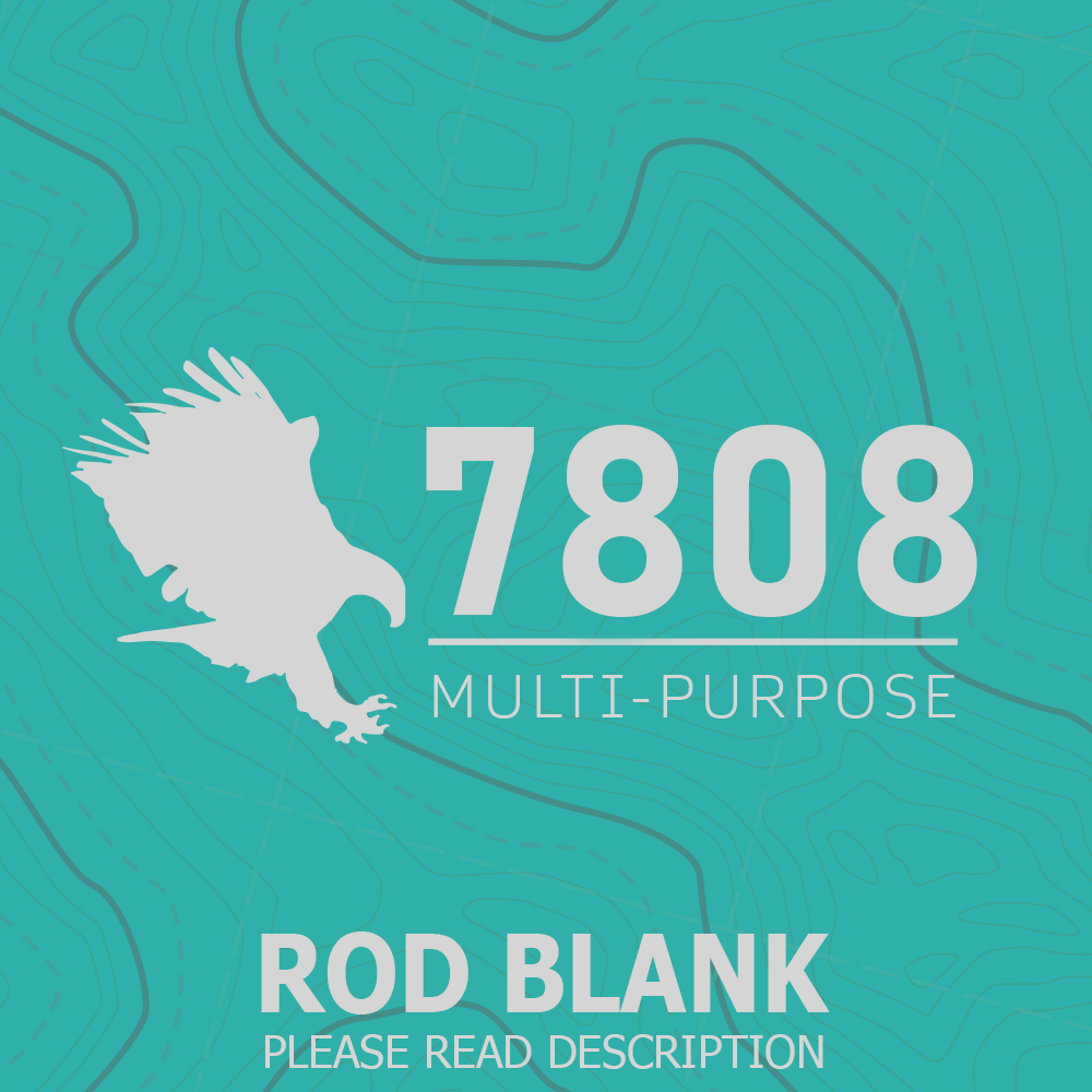 7808B • 20-40lb | 6'6" · 7' · 7'6" | Composite - D.I.Y. ROD BLANK