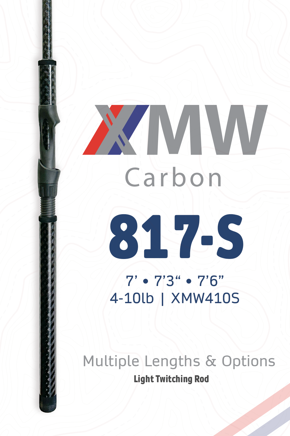 XMW_Carbon | 8-17lb | 7' · 7'3" · 7'6" | Spinning (Lt Twitching)
