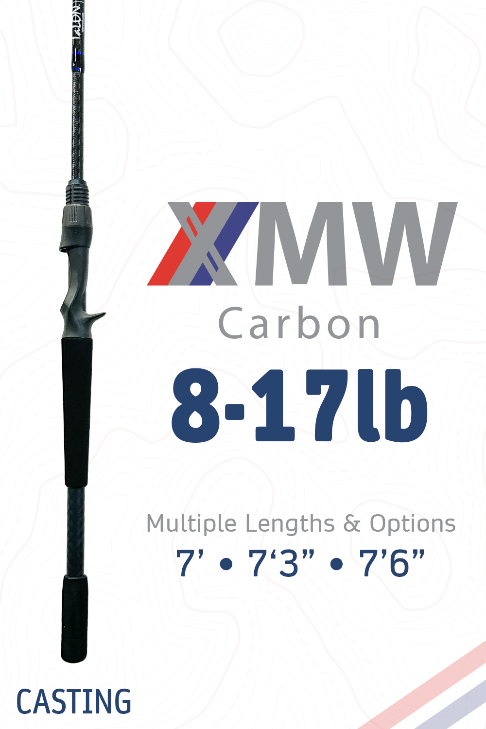 XMW_Carbon • 8-17lb | 7' · 7'3" · 7'6" | Casting
