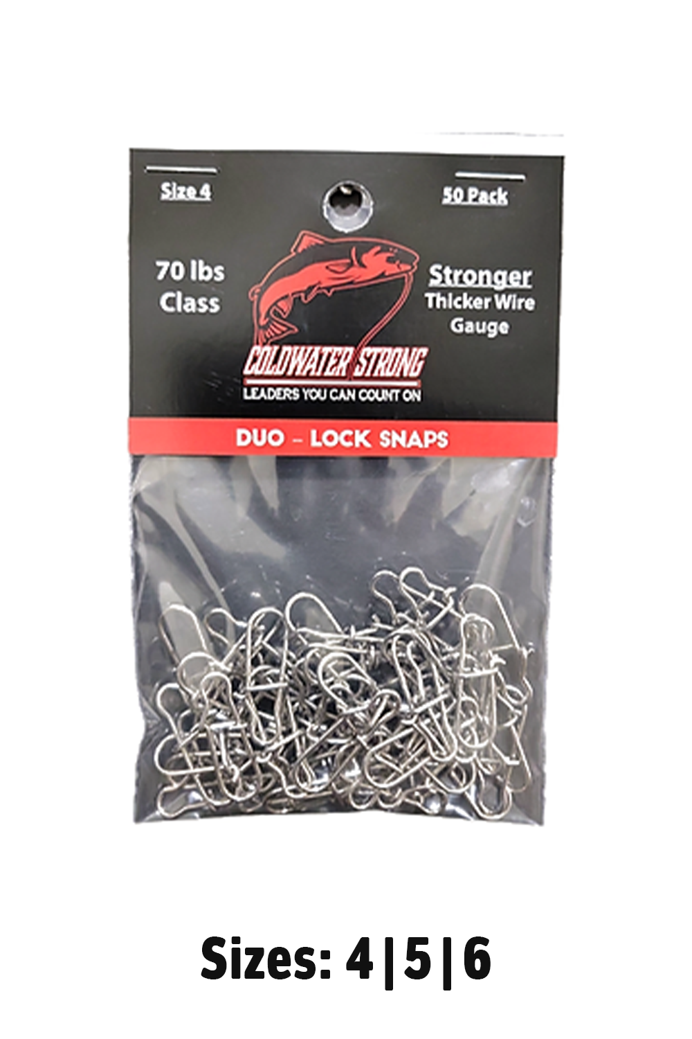 Heavy Wire Duo-Snaps - Coldwater Strong
