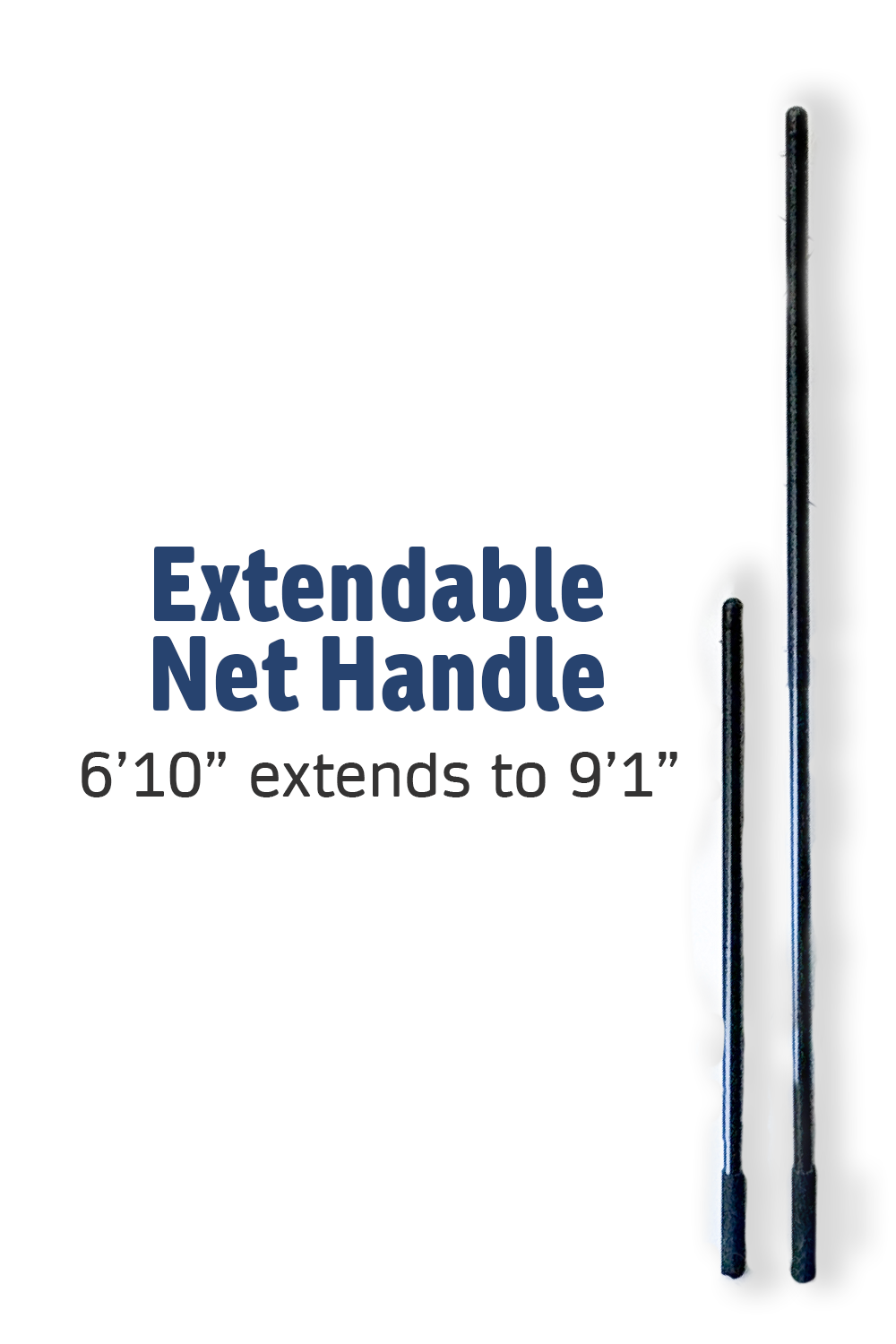 Extendable Net Handle - L (6'10" - 9'1")