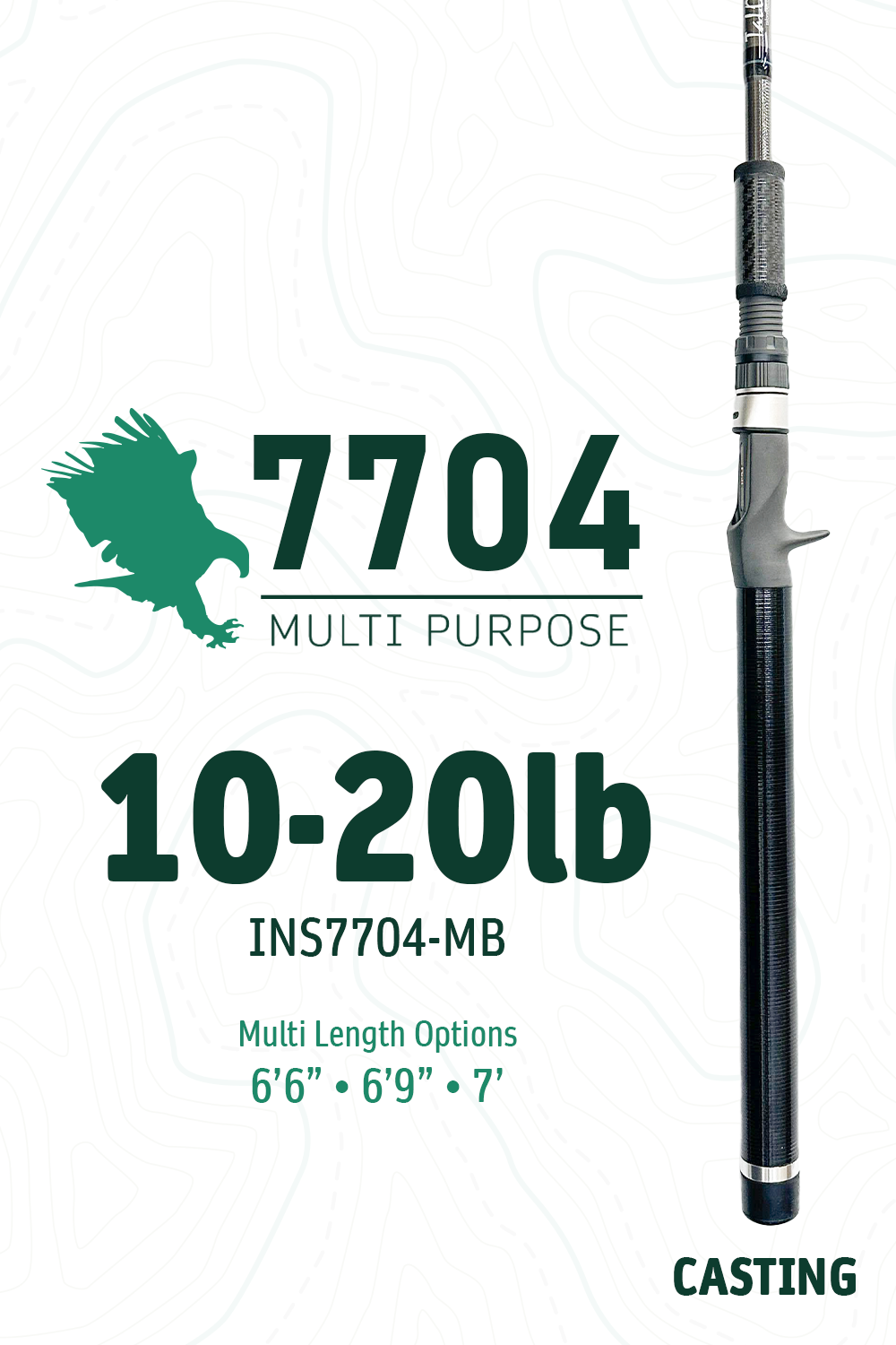 7704 MB • 10-20lbs | 6'6" · 6'9" · 7' | Casting