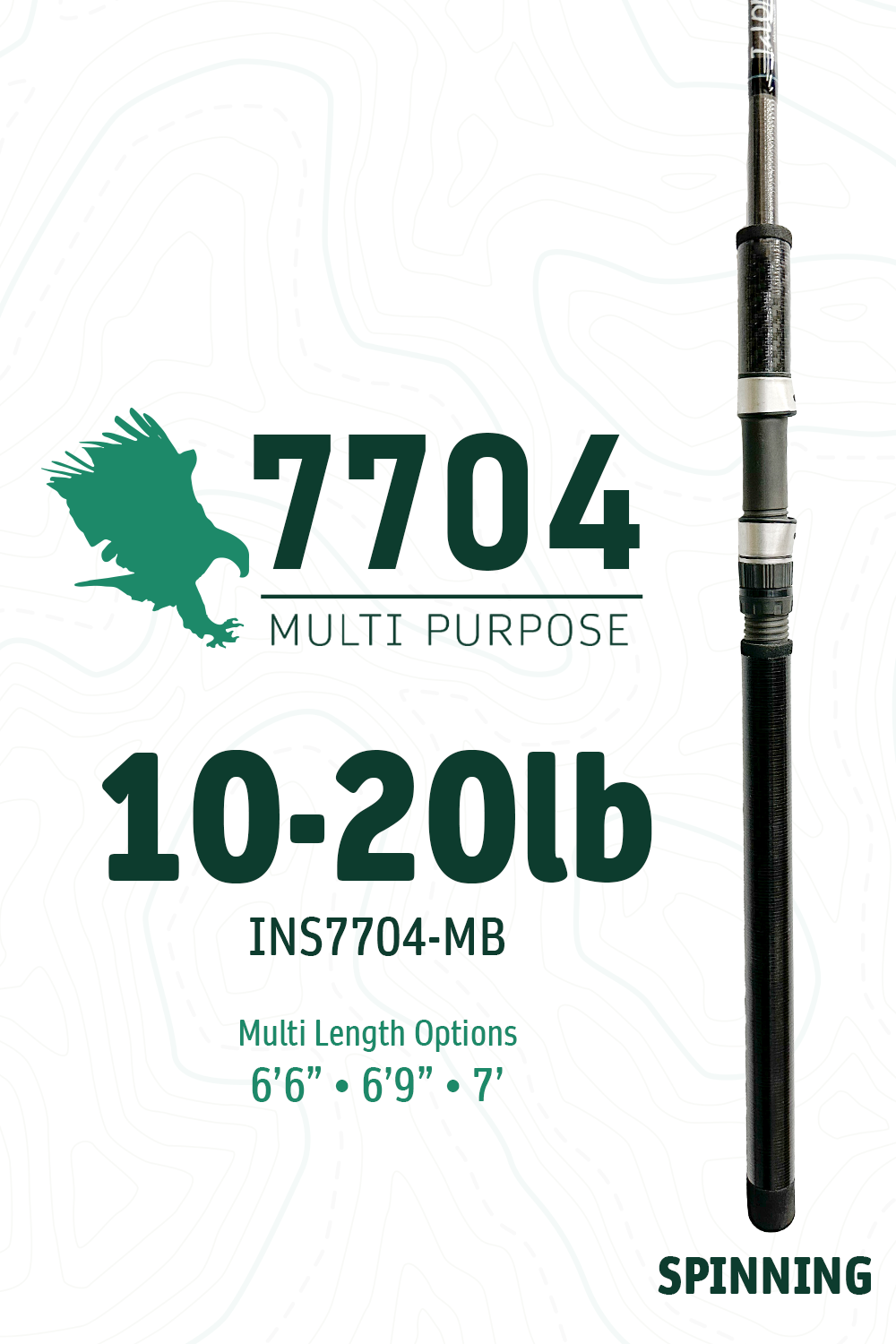 7704 MB • 10-20lbs | 6'6" · 6'9" · 7' | Spinning