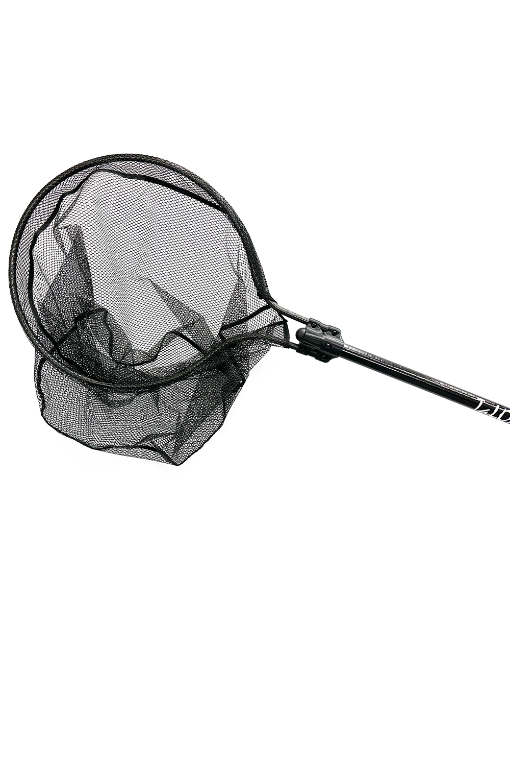 19" Hoop w/ 6'6" Fiberglass Net Handle • Black Glass