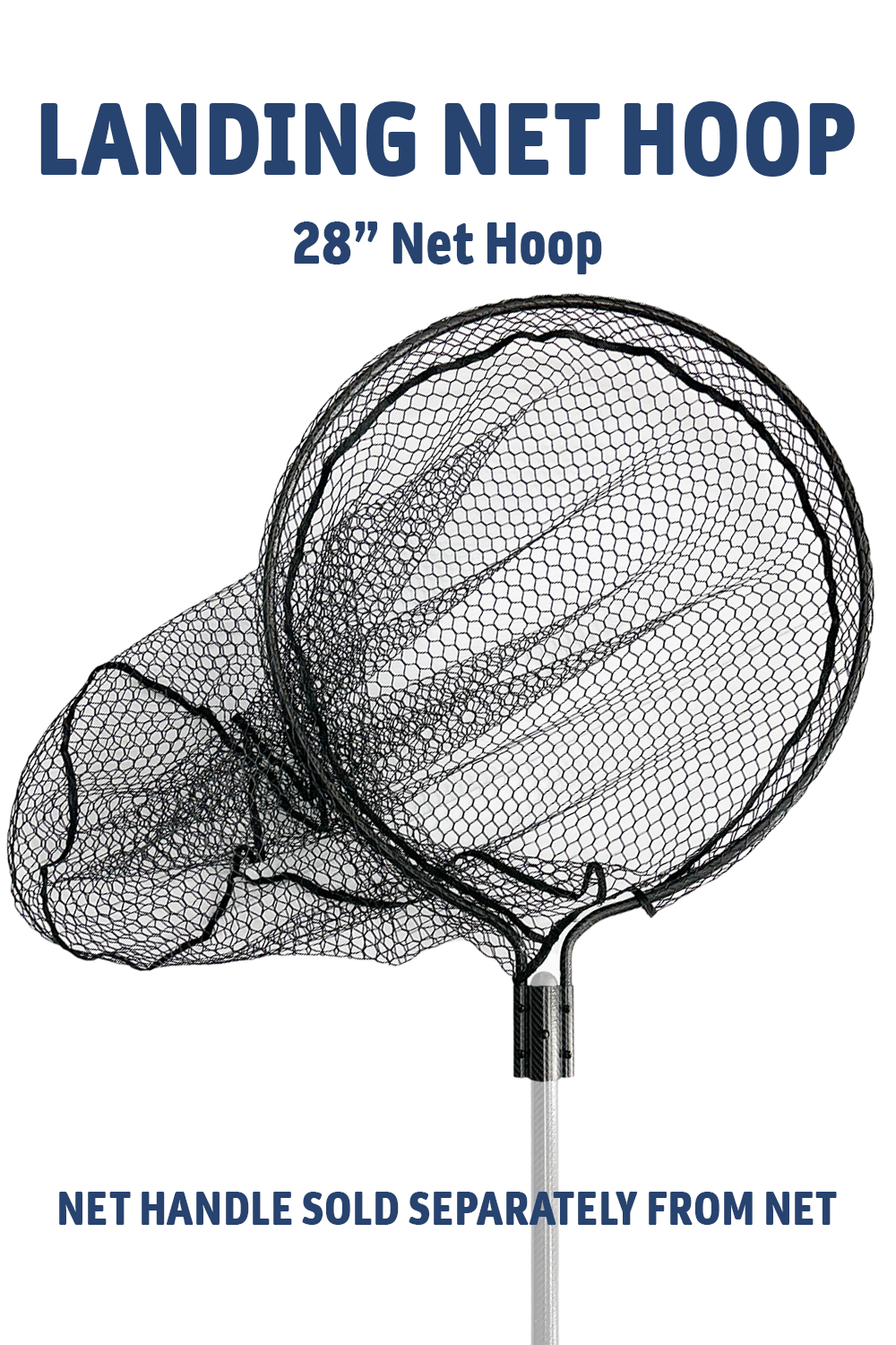 28" Net Hoop& Basket w/3K Composite Net Yoke