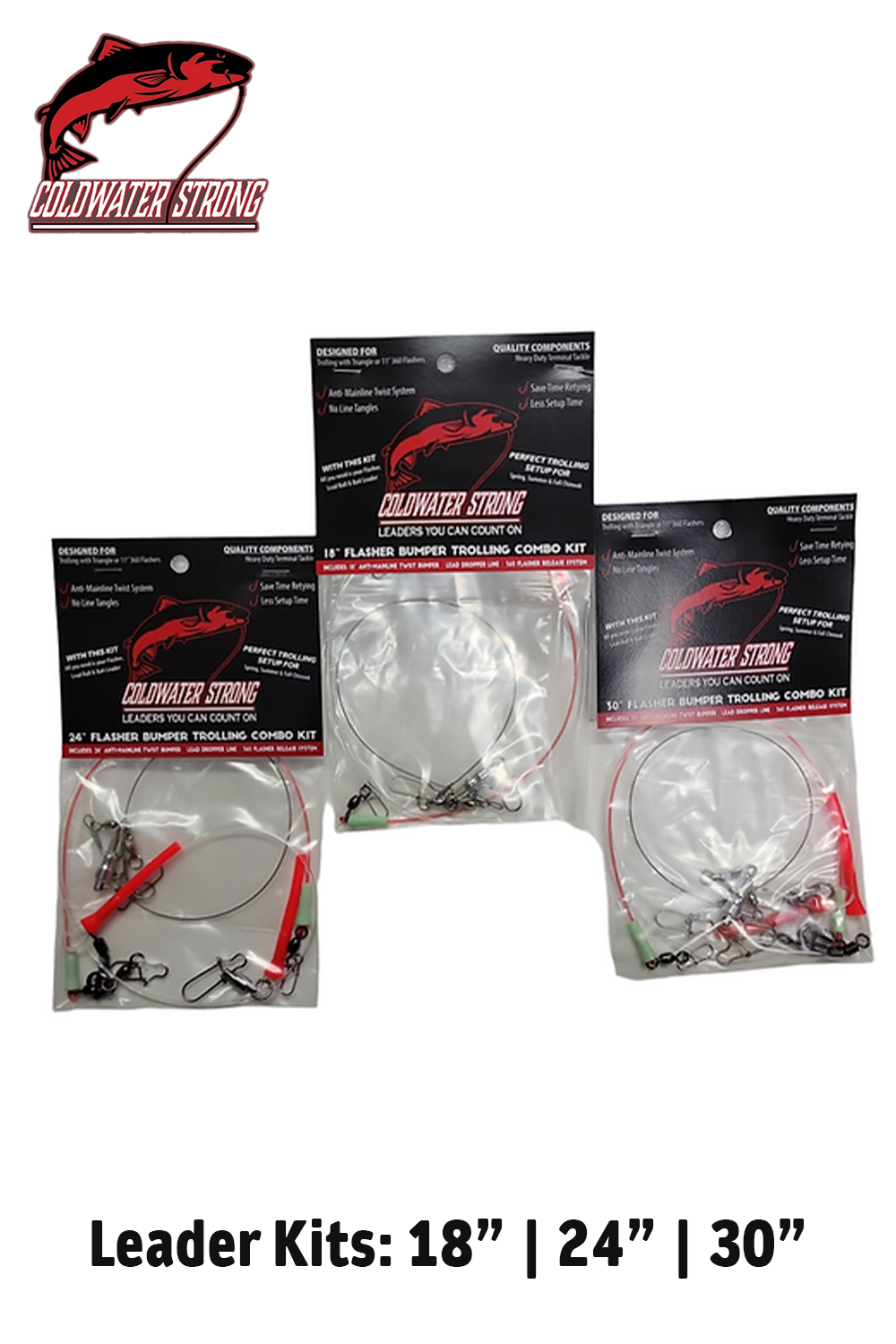 Flasher Bumper Trolling Kit - Coldwater Strong
