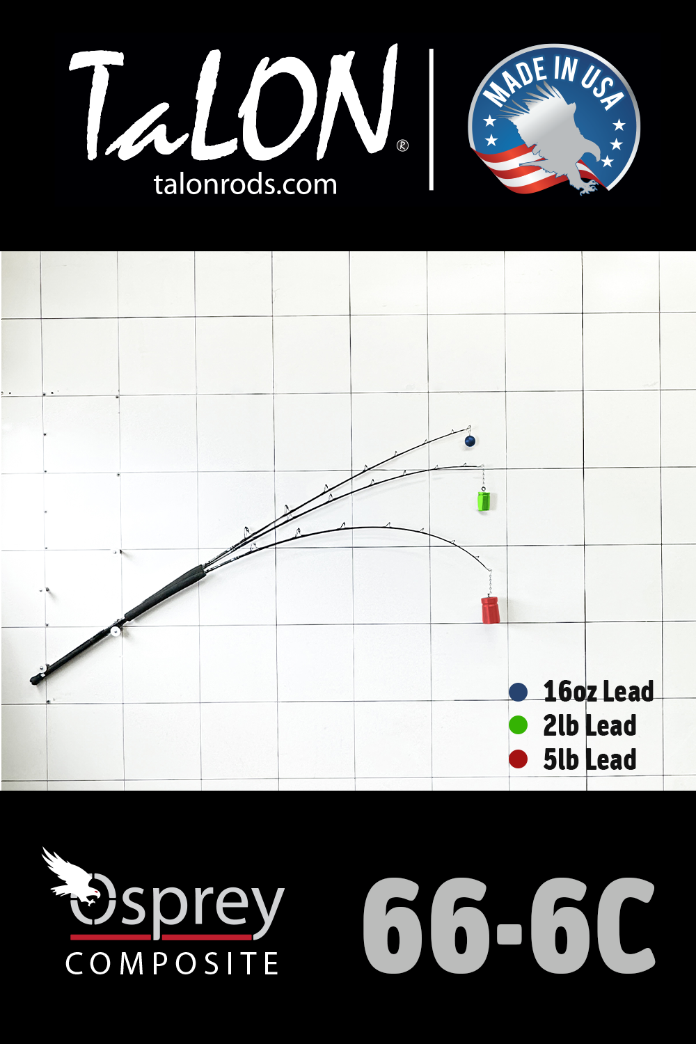12-0106B (R-76) • 30-100lb | 7' | Osprey Composite - D.I.Y. ROD BLANK
