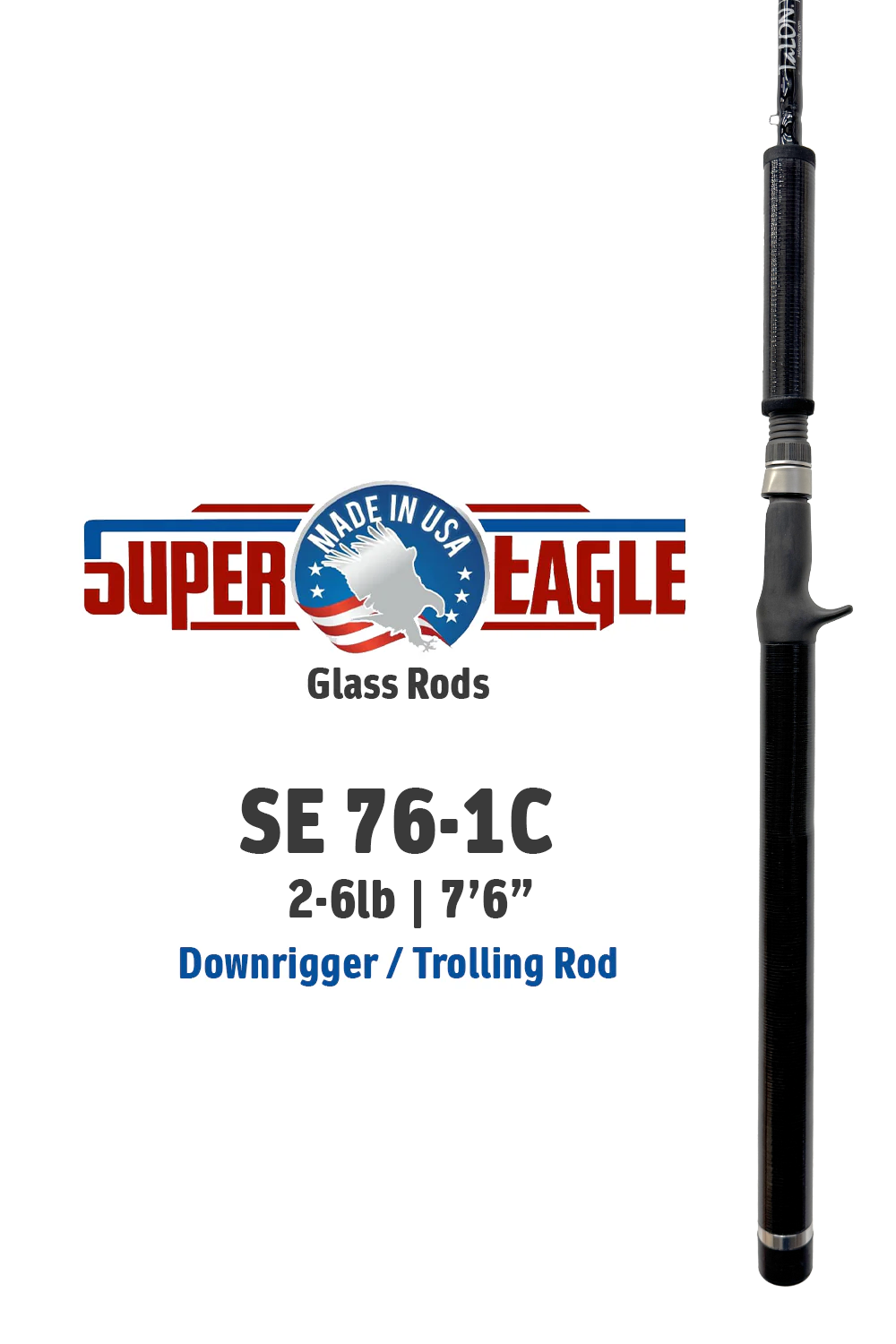 SEA761C • SE 76-1C | 7'6" | 2-6lbs (Spiral Wrapped)