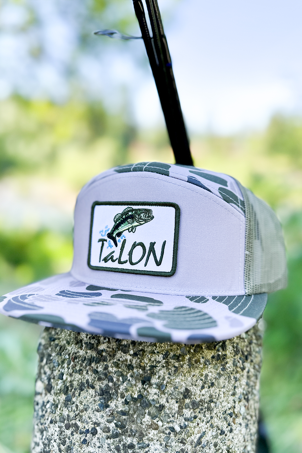 Talon Fish On Hat - Bass