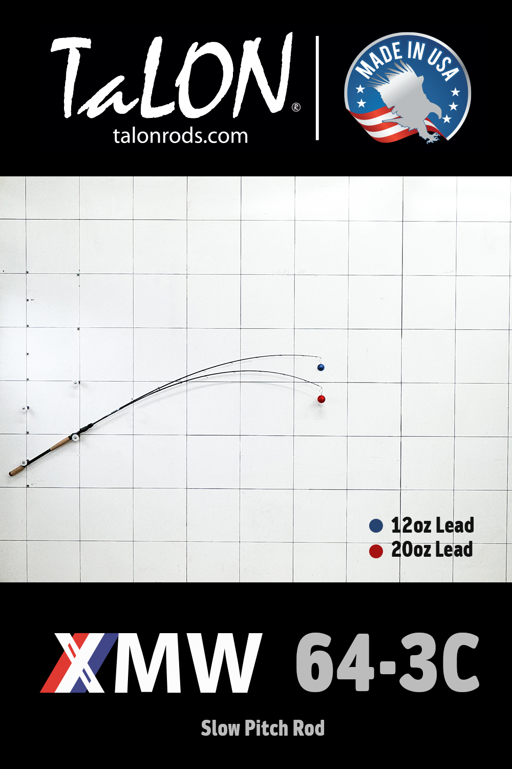 XMW64SPMH • 64-3C | 6'4" | 350-600g (Slow Pitch)