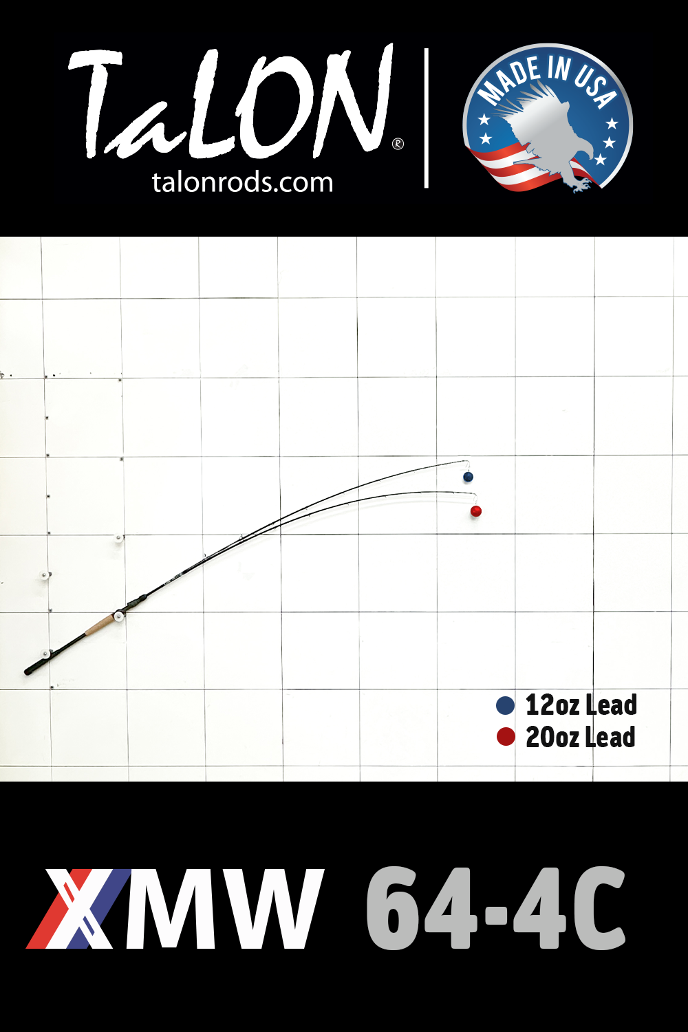 XMW 64-4C - 6'4" | 450-740g | XMW64SPH (Slow Pitch)