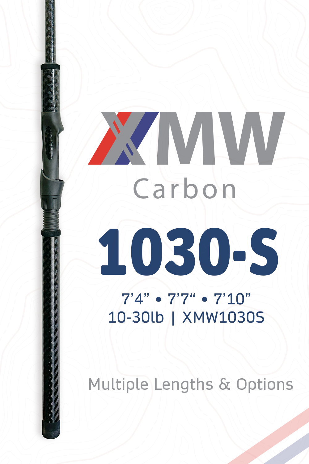 XMW_Carbon | 10-30lb | 7'3" · 7'7" · 7'10" | Spinning