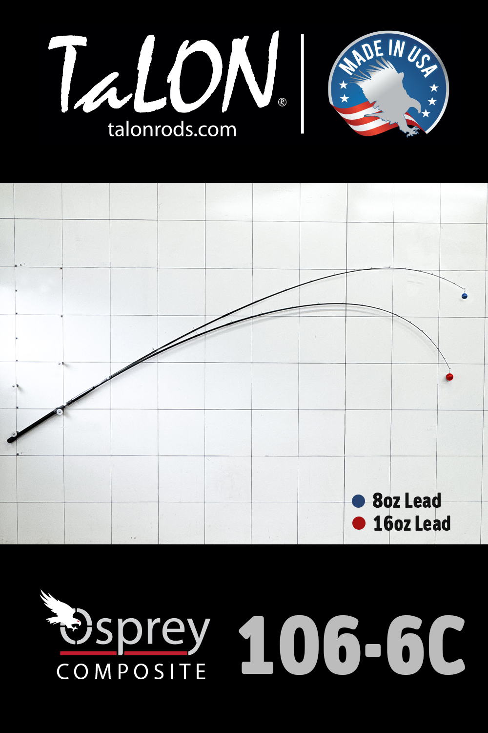 106-6C - 10'6" | 15-50lbs | TRO1066