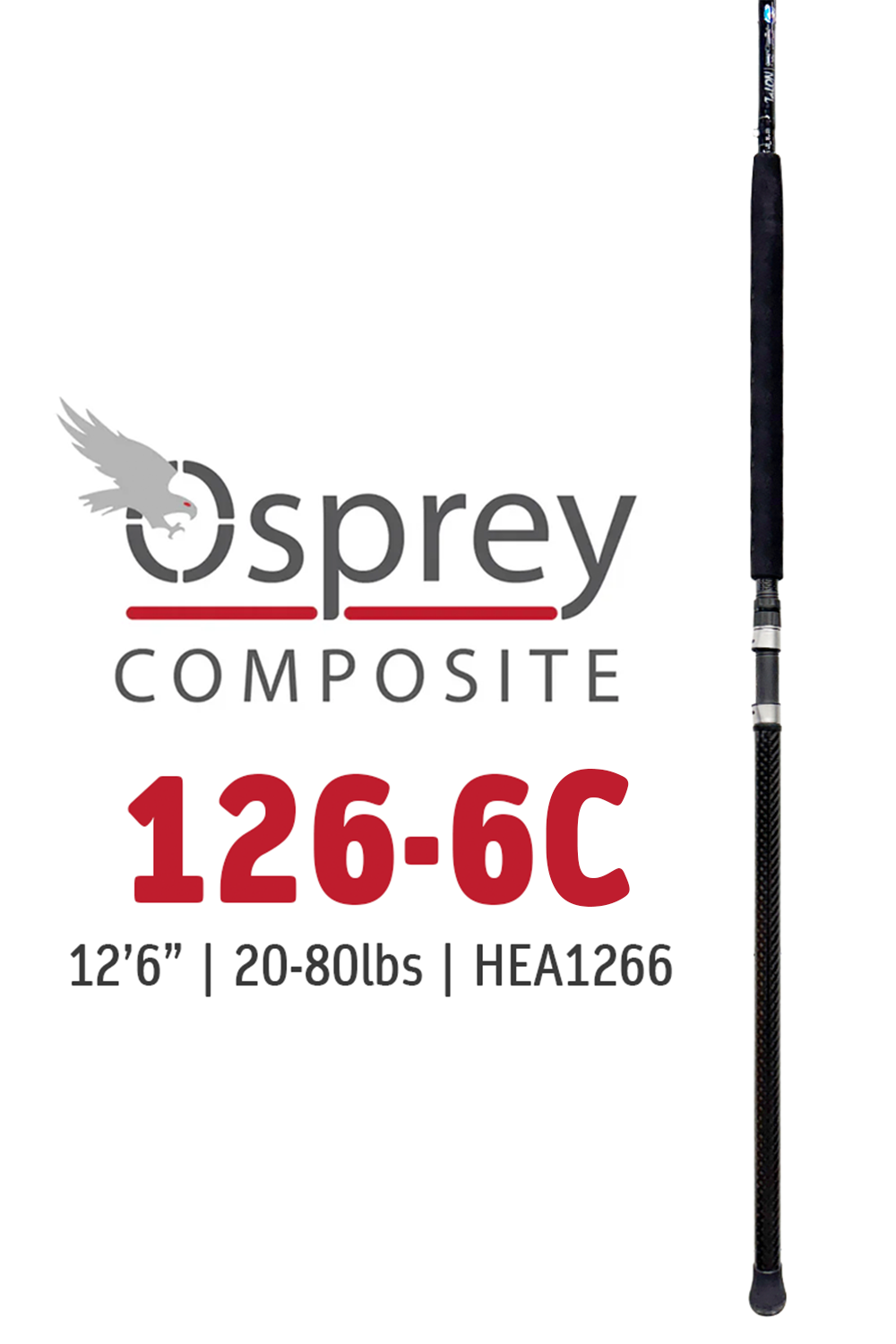126-6C - 12"6' | 20-80lbs | HEA1266