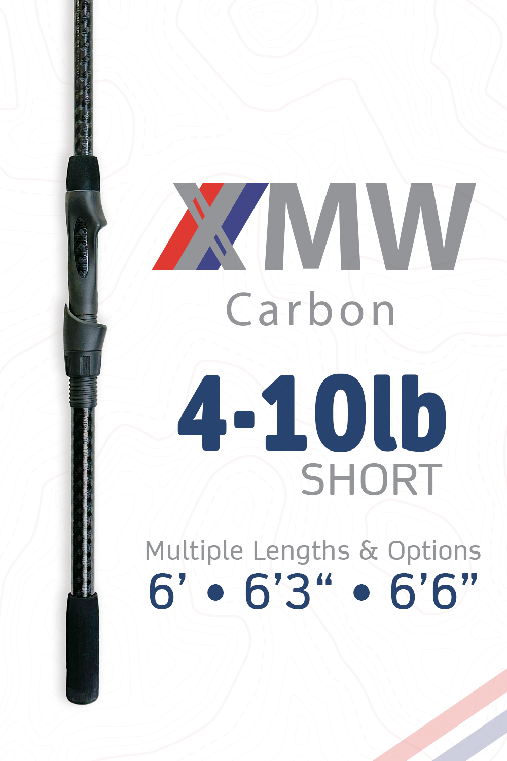 XMW_Carbon | 4-10lb | 6' · 6'3" · 6'6" Spinning