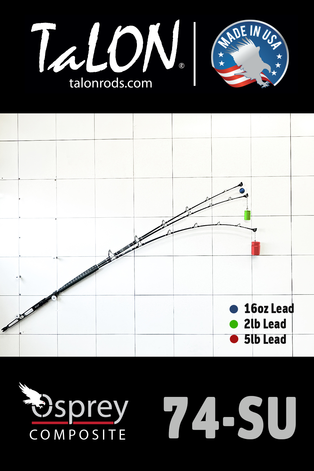 SLT72SU • 72-SU (w/Roller Guides) | 7'2" | 80-130 lb