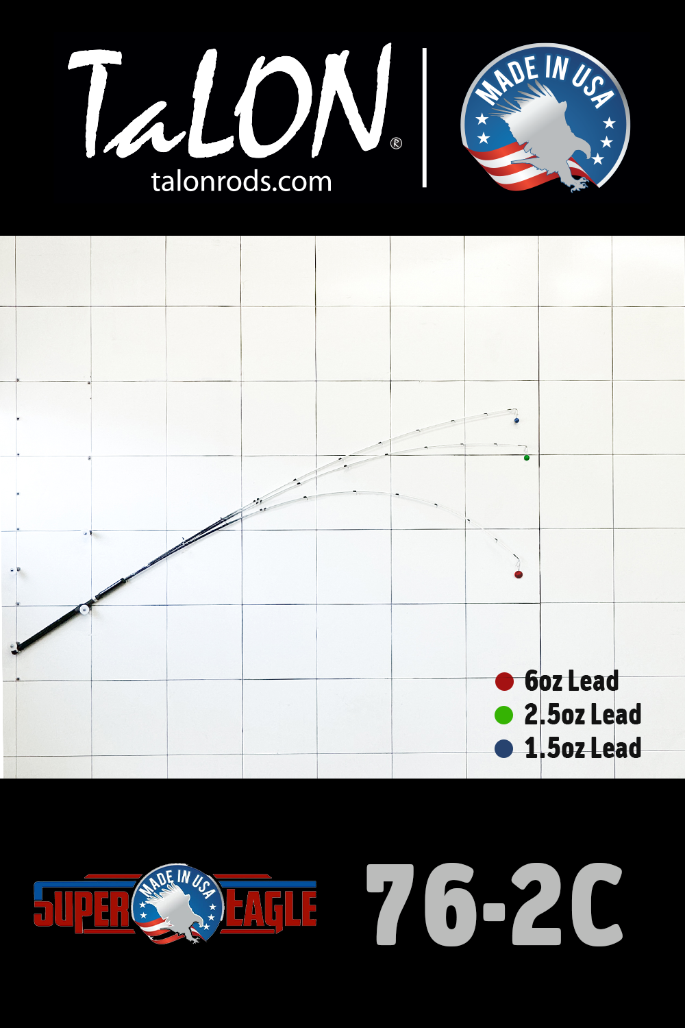 SEA762C • SE 76-2C | 7'6" | 4-10lbs (Spiral Wrapped)