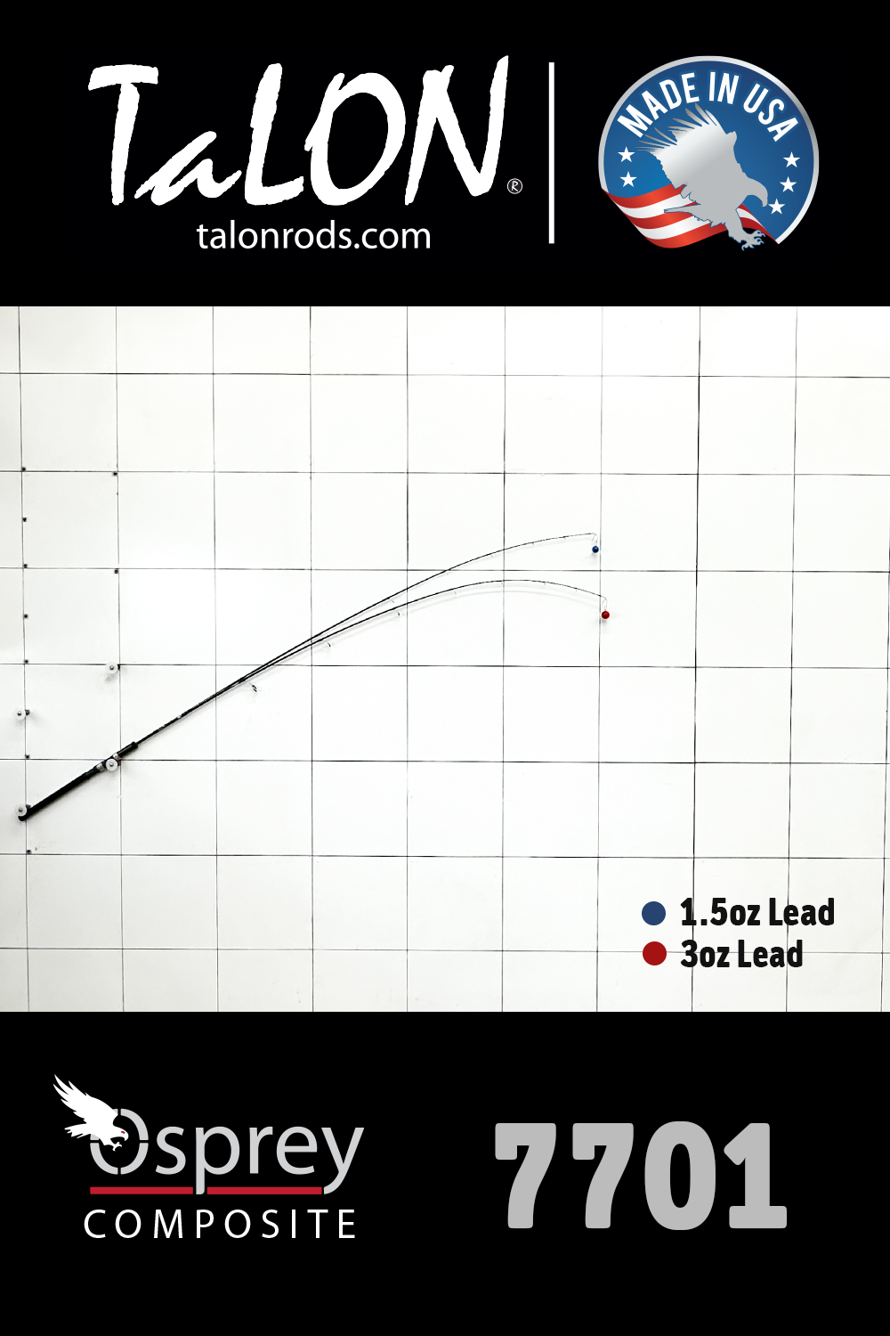 7701 SJ • 6-12lbs | 6'6" · 6'9" · 7' | Spinning