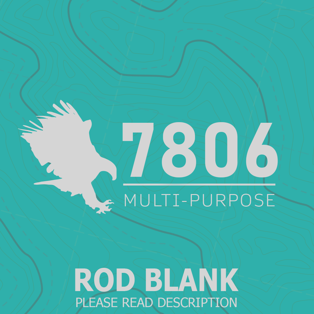 7806B • 10-25lb | 6'6" · 7' · 7'6" | Composite - D.I.Y. ROD BLANK