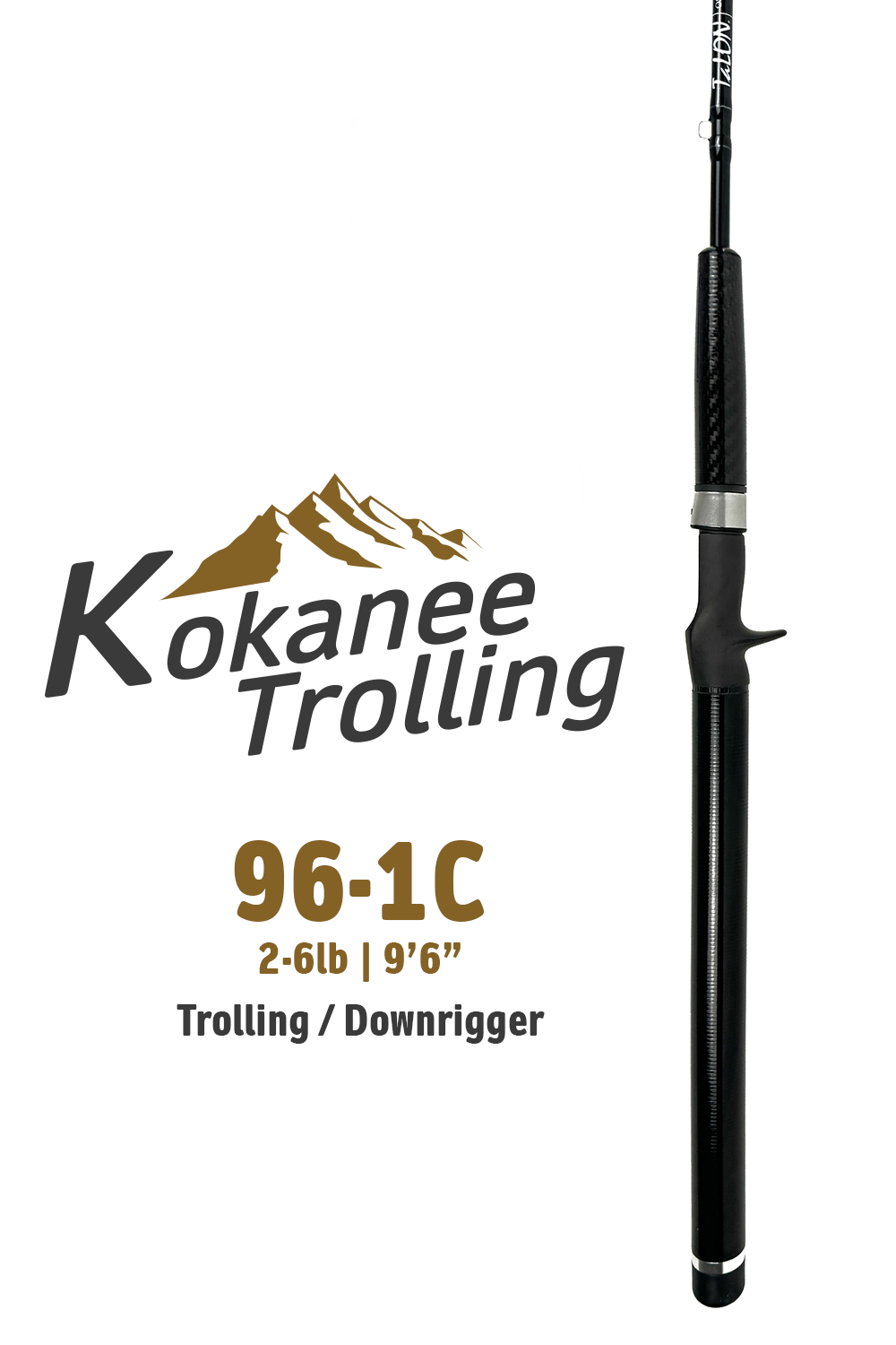 96-1C (Trout/Kokanee - Trolling/DR) | 2-6lbs | 9'6"