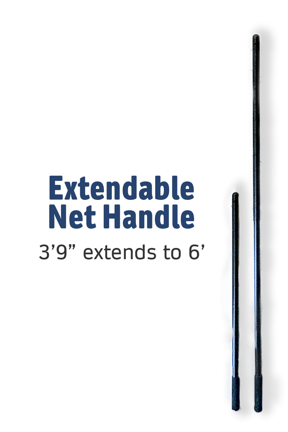 Extendable Net Handle - SM (3'9" - 6')