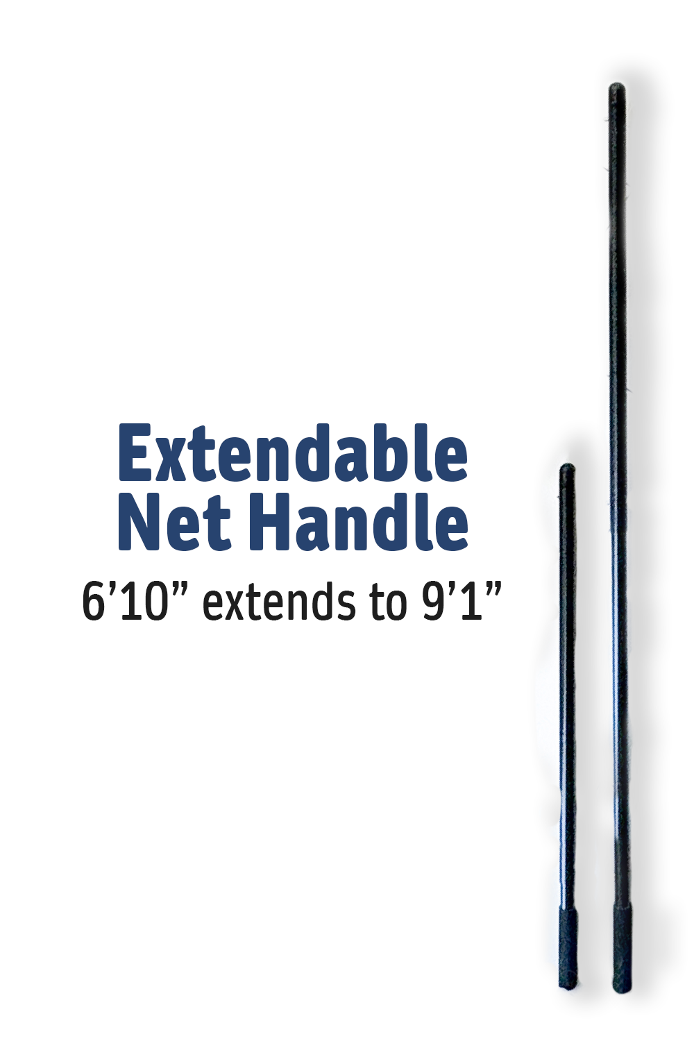 Extendable Net Handle - Large (6'10" - 9'1")