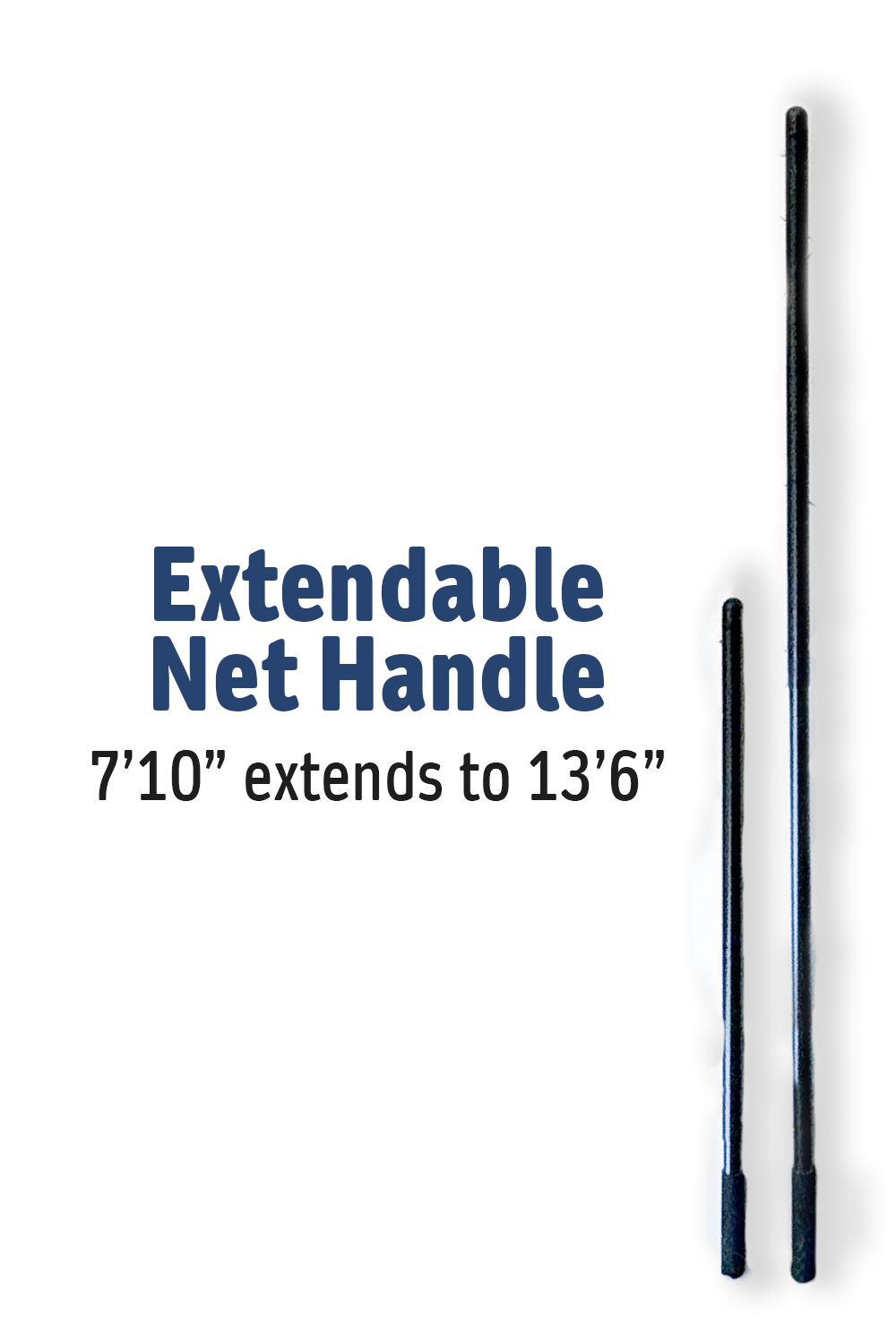 Extendable Net Handle - XL (7'10" - 13'6")