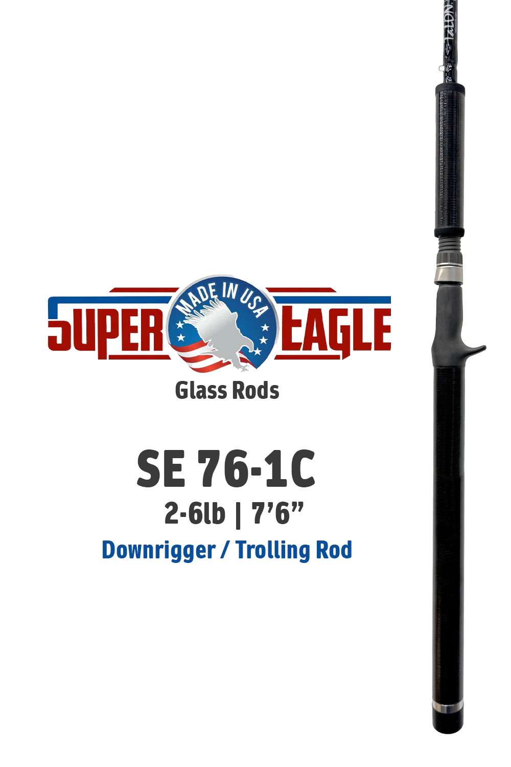 SE 76-1C (Glass) - 7'6" | 2-6lbs | SEA760C