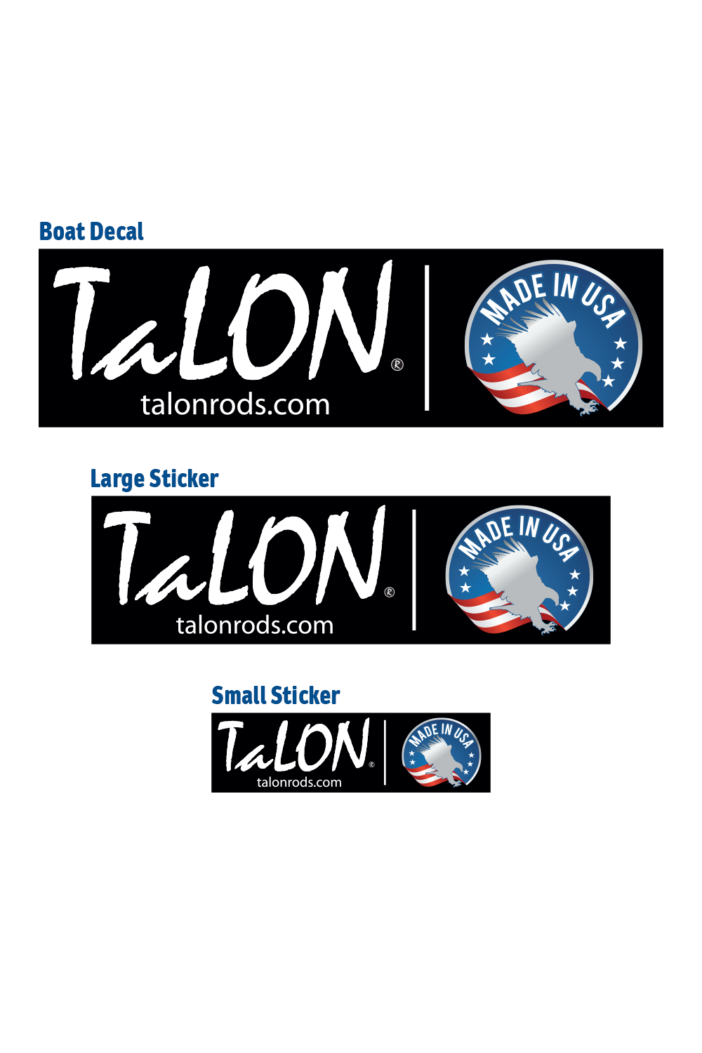 Decal -  Talon Black Logo