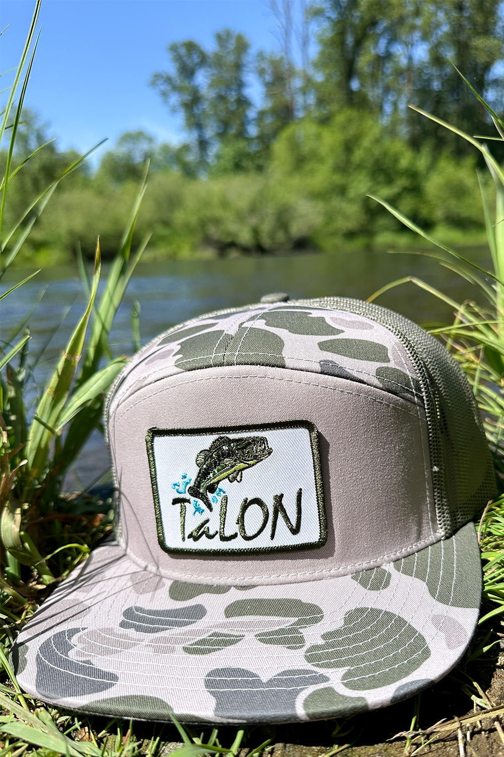 Talon Fish On Hat - Bass