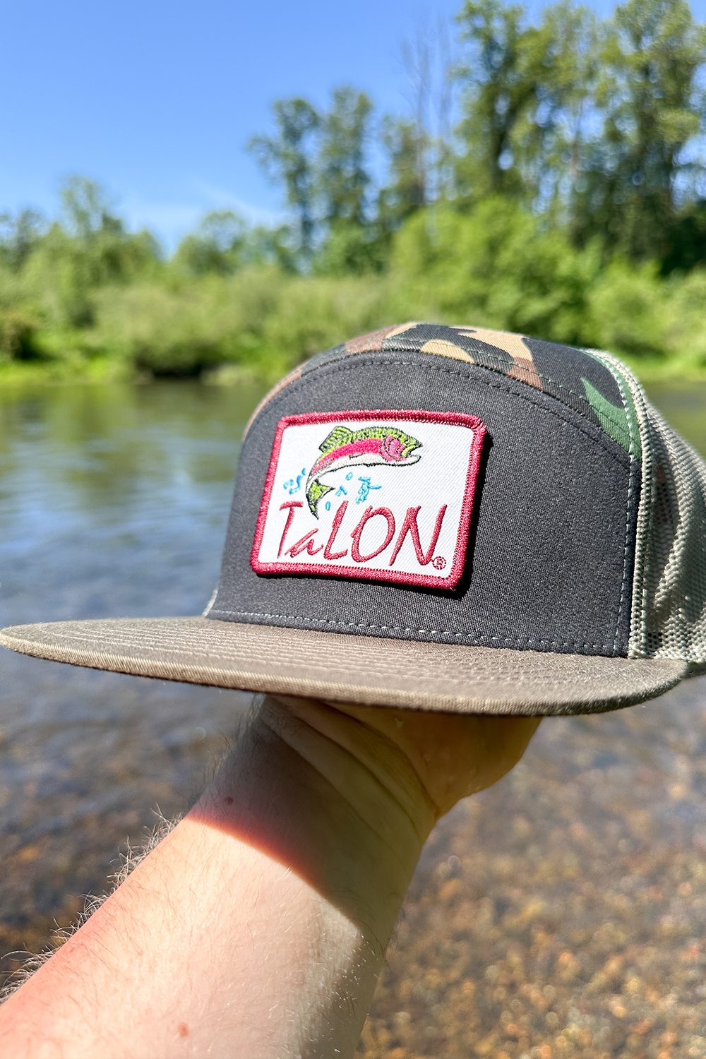 Talon Fish On Hat - Steelhead