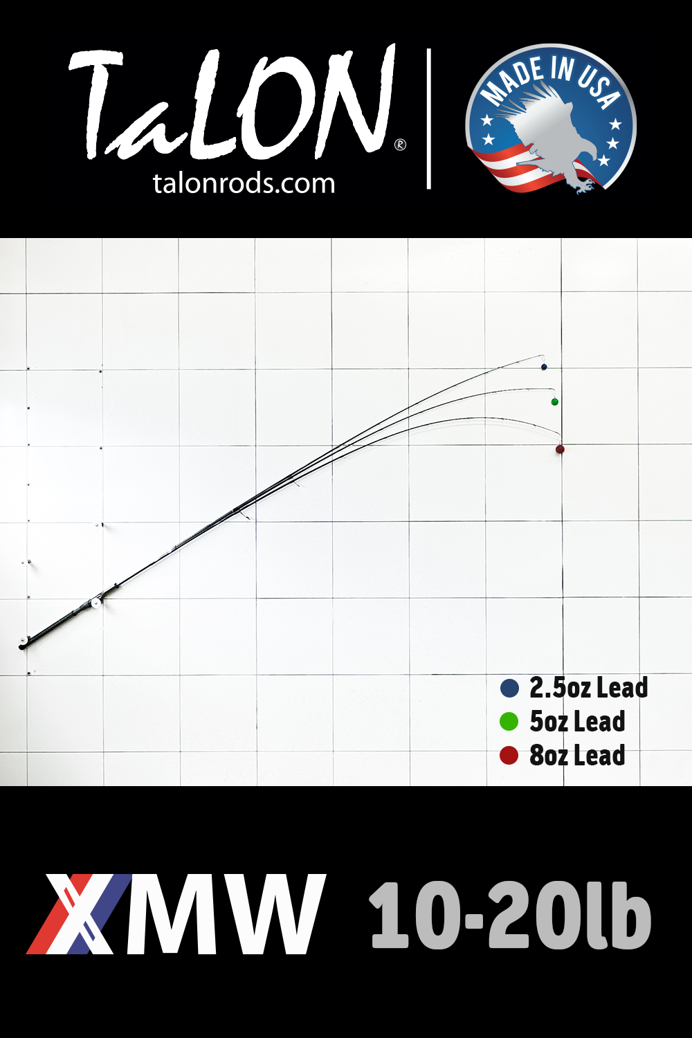 XMW4_MB • 10-20lb | 7'4" · 7'7" · 7'10" | Spinning