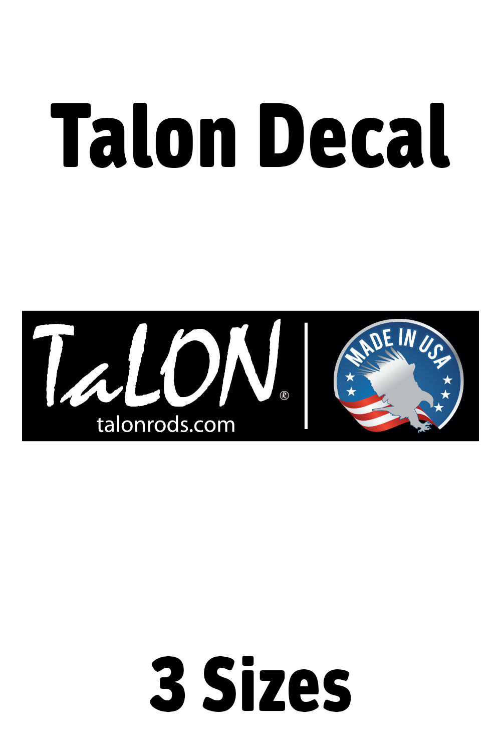 Decal -  Talon Black Logo